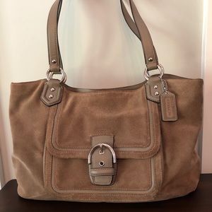 Coach suede purse